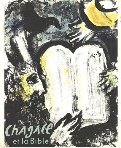 Moses and the Tablets of The Law di Marc Chagall, Stampa in vendita su Singulart