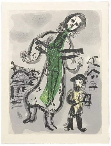 OU EST LE JOUR ("LES POEMES") di Marc Chagall, Stampa in vendita su Singulart