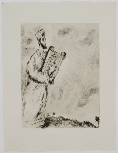 David's Lament di Marc Chagall, Stampa in vendita su Singulart