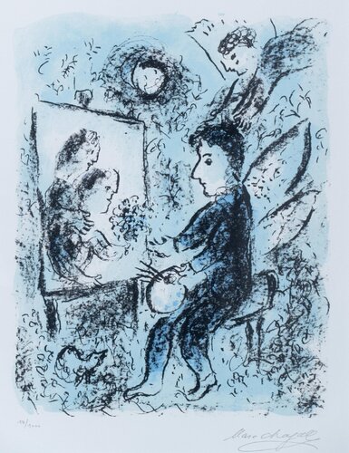 Towards Another Light di Marc Chagall, Stampa in vendita su Singulart