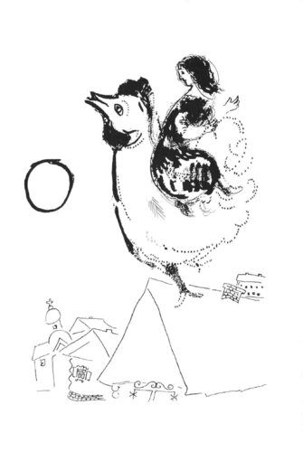 The String of Pearls di Marc Chagall, Stampa in vendita su Singulart