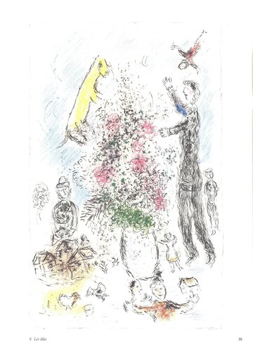 Les Lilas di Marc Chagall, Stampa in vendita su Singulart