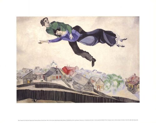 Over The Town di Marc Chagall, Stampa in vendita su Singulart