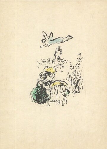 King David (blue) di Marc Chagall, Stampa in vendita su Singulart