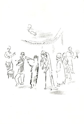 Wedding Procession di Marc Chagall, Stampa in vendita su Singulart
