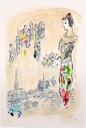 Le Magicien de Paris van Marc Chagall, Afdruk te koop op Singulart