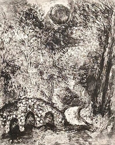 The Sun & The Frogs van Marc Chagall, Afdruk te koop op Singulart