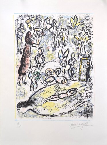 Enchanted Flute - M665 van Marc Chagall, Afdruk te koop op Singulart