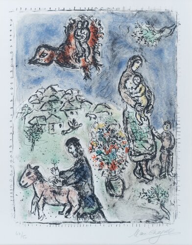 Between Spring and Summer van Marc Chagall, Afdruk te koop op Singulart