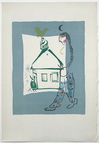 The House in my Village di Marc Chagall, Stampa in vendita su Singulart