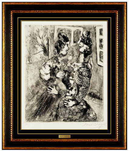 Les Femmes et le Secret di Marc Chagall, Stampa in vendita su Singulart