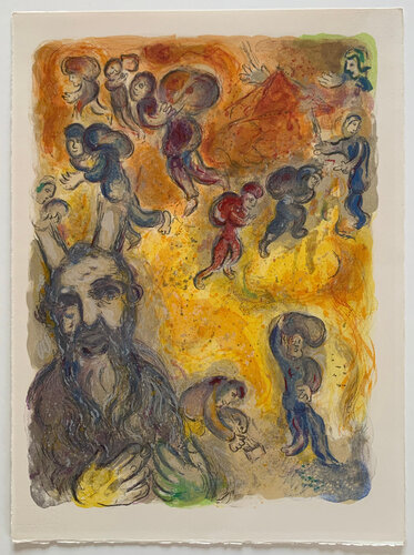 Moses sees the Sufferings of his People di Marc Chagall, Stampa in vendita su Singulart