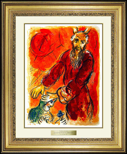 M.456 The Story Exodus, Plate 13 di Marc Chagall, Stampa in vendita su Singulart