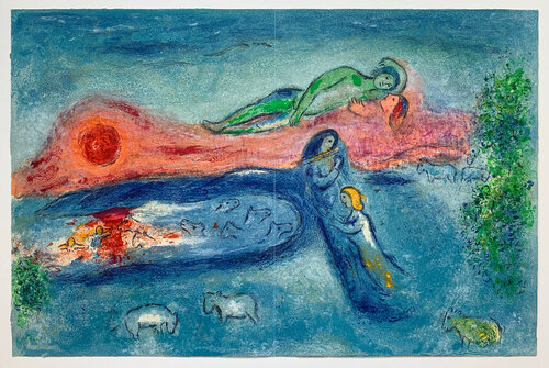 Death of Dorcon di Marc Chagall, Stampa in vendita su Singulart