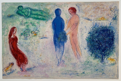 Chloe's Judgement di Marc Chagall, Stampa in vendita su Singulart