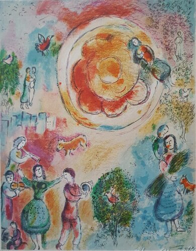 LA FARANDOLE D'ETE di Marc Chagall, Stampa in vendita su Singulart