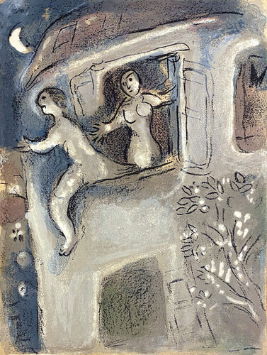David Saved by Michael di Marc Chagall, Stampa in vendita su Singulart