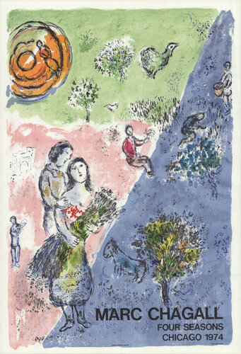 The Four Seasons di Marc Chagall, Stampa in vendita su Singulart