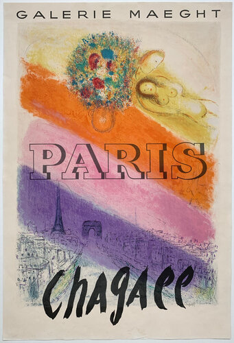 The Champs Élysées van Marc Chagall, Afdruk te koop op Singulart
