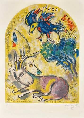 The Tribe of Naphtali van Marc Chagall, Afdruk te koop op Singulart