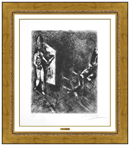 Le Mort et Le Malheureux di Marc Chagall, Stampa in vendita su Singulart