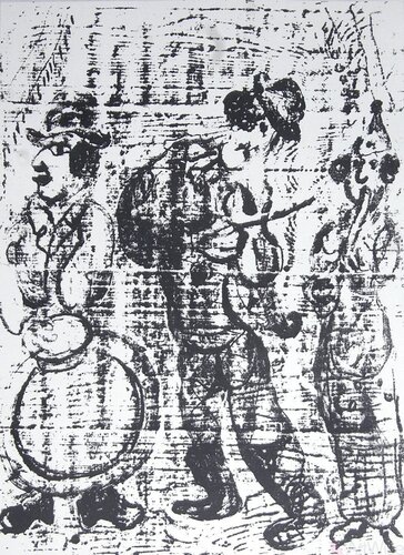 The Wandering Musicians di Marc Chagall, Stampa in vendita su Singulart