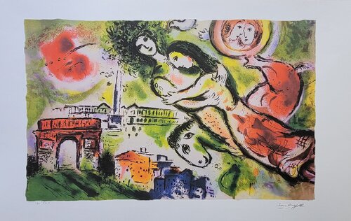 Romeo et Juliette di Marc Chagall, Stampa in vendita su Singulart