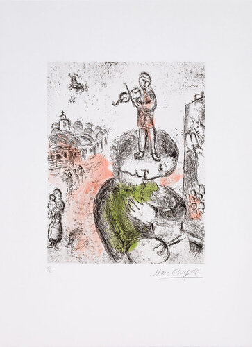 Musique (Les Songes #7) di Marc Chagall, Stampa in vendita su Singulart