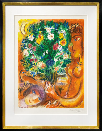 Femme au bouquet van Marc Chagall, Afdruk te koop op Singulart