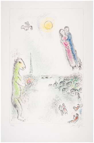 Les Deux Rives van Marc Chagall, Afdruk te koop op Singulart