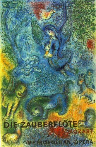 The Magic Flute (Die Zauberflote) van Marc Chagall, Afdruk te koop op Singulart