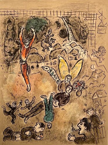 Composition Fantastique van Marc Chagall, Afdruk te koop op Singulart