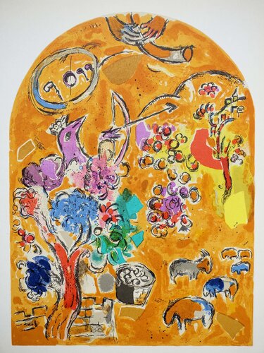 Joseph et le jardin de l'Eden von Marc Chagall, Druck kaufen auf Singulart