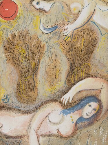 La Bible, La jeune fille dans le champs par Marc Chagall, Édition en vente sur Singulart
