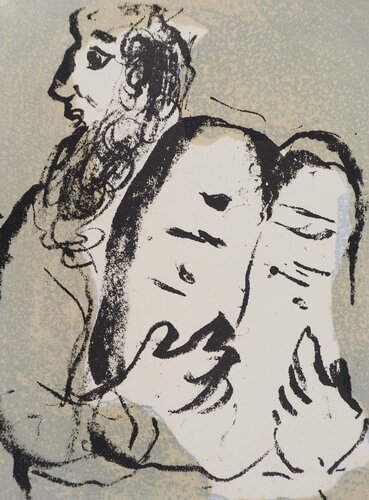 Moïse et les Tables de la Loi van Marc Chagall, Afdruk te koop op Singulart