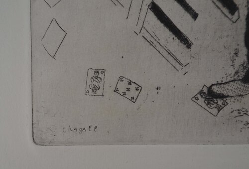 L'arrestation (Apparition des policiers) van Marc Chagall, Afdruk te koop op Singulart