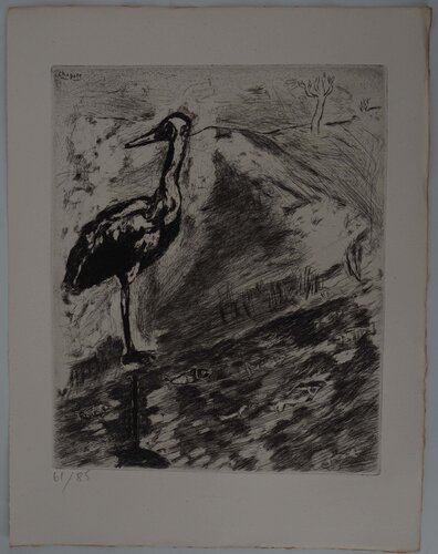 Le héron by Marc Chagall, Print for Sale on Singulart