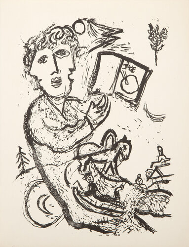 Gravure I from Poemes by Marc Chagall, Print for Sale on Singulart