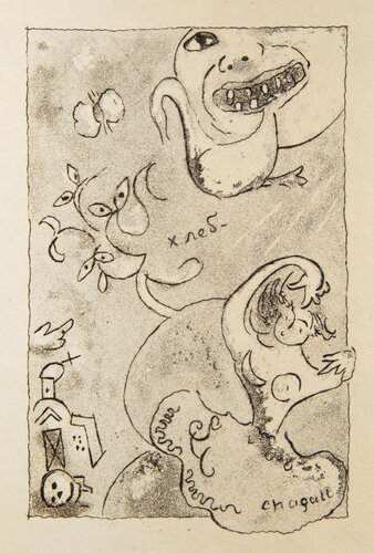 Poesie De Mots Inconnus (Ex-Libris) by Marc Chagall, Print for Sale on Singulart