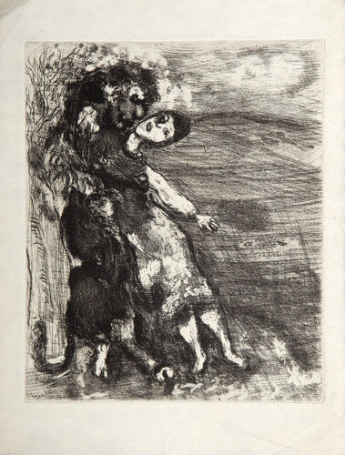 Le Lion Amoureux, de la Fables de La Fontaine by Marc Chagall, Print for Sale on Singulart