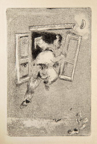 La Visite par la Fenetre, From Maternite von Marc Chagall, Druck kaufen auf Singulart