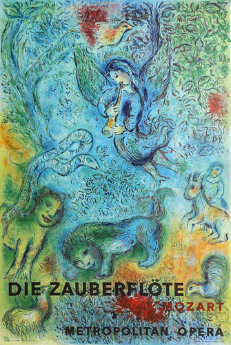 Metropolitan Opera, The Magic Flute van Marc Chagall, Afdruk te koop op Singulart