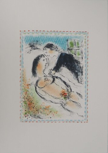 Le Repos by Marc Chagall, Print for Sale on Singulart