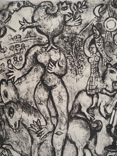 Cirque, Joyeuse parade di Marc Chagall, Stampa in vendita su Singulart