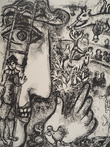 Le Cirque, Acrobates et funambules de Marc Chagall, Impresión a la venta en Singulart