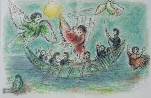Les sirènes by Marc Chagall, Print for Sale on Singulart