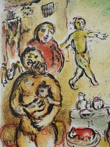 L'Ile d'Eole dieu du vent par Marc Chagall, Édition en vente sur Singulart