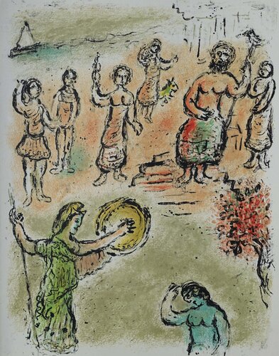 Le rassemblement des dieux by Marc Chagall, Print for Sale on Singulart