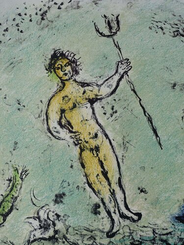 Poséidon di Marc Chagall, Stampa in vendita su Singulart