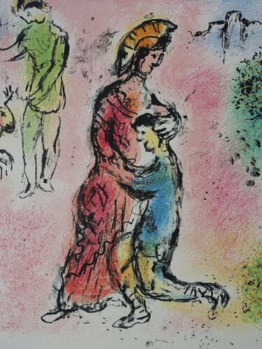 Ulysse se fait connaître di Marc Chagall, Stampa in vendita su Singulart